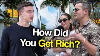 Asking Miami Luxury Shoppers How They Got Rich [upl. by Inalem]