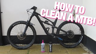 How To Clean A MTB With MucOff EASILY [upl. by Einattirb]