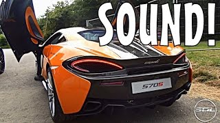 2015 McLaren 570s BURNOUT amp REVS [upl. by Imogen]