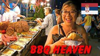 Hunting for the BEST BBQ street food in Serbia 🇷🇸 [upl. by Essy]