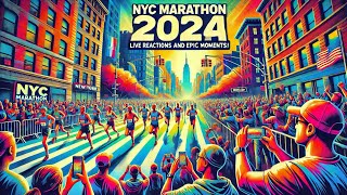 NYC Marathon 2024 Live Reactions and Epic Moments marathon nyc tcs [upl. by Annairb]