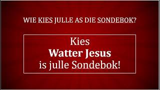 Lees Nuut Watter Sondebok Watter Jesus [upl. by Eivad]