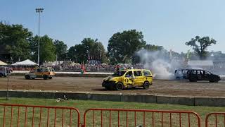 Sandwich Fair Demolition derby 2017 [upl. by Gnivri983]