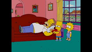 The Simpsons Best Moments Part 15 Homer eats himself [upl. by Airotal]