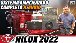 Toyota Hilux 2022 Sistema Amplificado Completo JL Audio [upl. by Sascha]