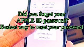 How to reset Apple ID password [upl. by Madaras508]