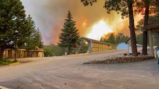 Ruidoso fire EVAC SIREN [upl. by Chemesh]