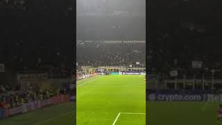 GOL ÇALHANOGLU San Siro 💙🖤⚽️ [upl. by Tybi]