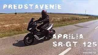 Aprilia SRGT 125  predstavenie môjho skútru 🔥 [upl. by Romonda481]