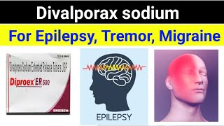 divalproex sodium extended release tablets ip 500mg uses in hindi  antiepileptic drugs [upl. by Esinej673]