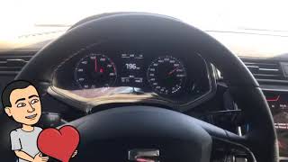 Seat ibiza FR 2018 top speed تسارع سيات ابيزا اف ار [upl. by Loggins]