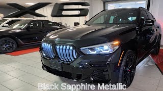 NEW ARRIVAL 2023 BMW X6 xDrive40i Black Sapphire Metallic Black Sensafin [upl. by Galateah]