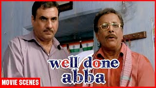 Boman Irani Approaches Government Officials  Well Done Abba  Movie Scenes  Shyam Benegal [upl. by Ellebanna]