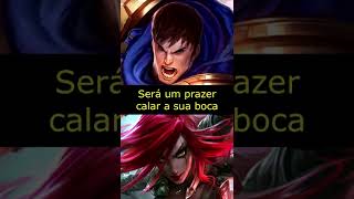 Garen e Katarina como aconteceu shorts [upl. by Azeret458]