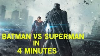 Batman V Superman Explained in 4 Minutes [upl. by Nelleyram224]