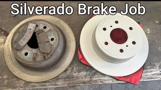 Silverado Rear Brake Replacement [upl. by Yahs819]