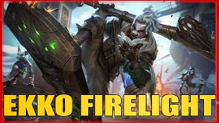 Nuevo Skin  Ekko Firelight Parche 124 [upl. by Pollux]