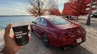 Grabbing Coffee In 2024 MercedesAMG CLA 45 S  POV Drive [upl. by Aesoh]