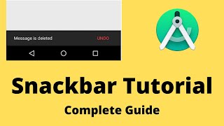 Snackbar Tutorial  Complete Guide  Hindi  Technical Sushil [upl. by Aseefan]