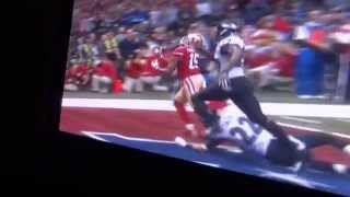 49ers vs Ravens Superbowl 47 New Orleans End of the Game Play Holding No Call [upl. by Drue]