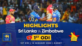 2nd T20I  Sri Lanka vs Zimbabwe  Highlights  16th January 2024 [upl. by Claud]