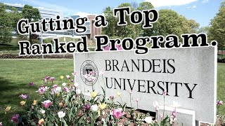 Brandeis is trying to kill their music PhDs and why you should care [upl. by Geithner804]