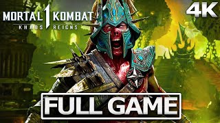 MORTAL KOMBAT 1 KHAOS REIGNS Full Gameplay Walkthrough  No Commentary【FULL GAME】4K 60FPS Ultra HD [upl. by Dranrev]