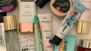 Ranking 15 Pore Filling and Blurring Primers  Best Primer for Pores [upl. by Sadick]