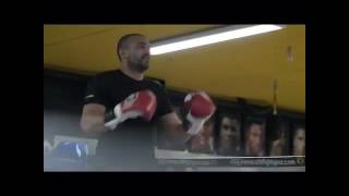 Mike Gym Backstage Badr hari training preparation Rico Verhoeven 1 [upl. by Cave]