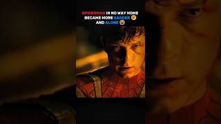 SPIDERMAN IN NO WAY HOME BECAME MORE SADDER😢 AND ALONE 😭 marvel spiderman shorts ytshorts [upl. by Enitram]