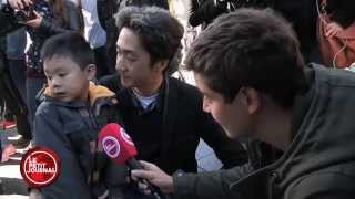 French kid and his father interviewed after Paris attack [upl. by Borlase]