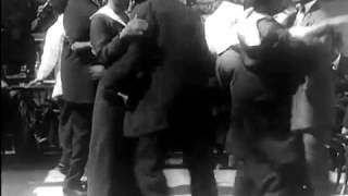 A 1914 film showing black people dancing in a dance hall  Great dance moves Getting jigg [upl. by Ambros276]