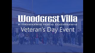 Veterans Day Event  Woodcrest Villa [upl. by Iolanthe567]