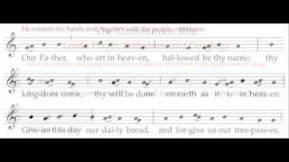 The Lords Prayer  ICEL Chant  New English Translation of the Roman Missal Third Edition [upl. by Rae]