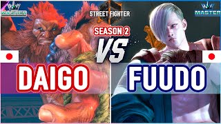 SF6 🔥 Daigo Akuma vs Fuudo Ed 🔥 SF6 High Level Gameplay [upl. by Ledba109]