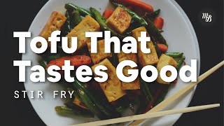 Tofu That Tastes Good StirFry  Minimalist Baker Recipes [upl. by Yrian]