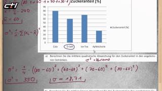 Streuungsmaße  Intervall der Streuung ★ Rechnung und Interpretation – Streuungsintervall [upl. by Emmalee706]