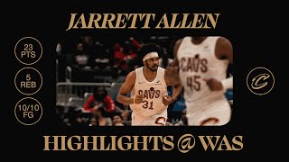 Cavs at Wizards  Jarrett Allen Highlights  10262024 [upl. by Enirtak346]