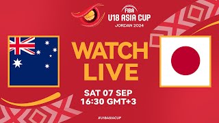 QuarterFinals  Australia v Japan  Full Basketball Game  FIBA U18 Asia Cup 2024 [upl. by Flan]