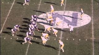 Northwestern Football vs Minnesota 1970 2nd reel [upl. by Dihsar]