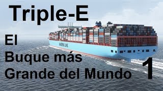 EMMA MAERSK TripleE el Buque más Grande del Mundo  Un Casco inmenso HD [upl. by Namor]