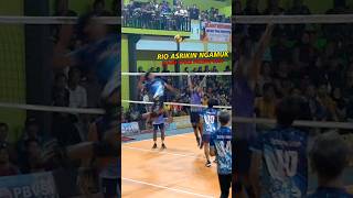 Boom Spike paling gil4 dari Rio Asrikin Brebes videovoli videoshort [upl. by Eisej]