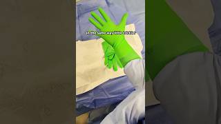 Secret to SELF DoubleGloving in Surgery 🧤 shorts [upl. by Selma]