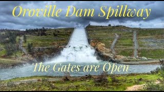 Oroville Dam Spillway the Gates are open [upl. by Chancey543]