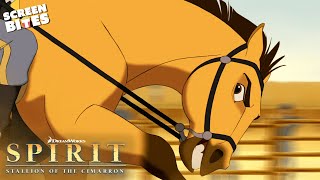 Spirits Fight For Freedom  Spirit Stallion of the Cimarron 2002  Screen Bites [upl. by Hanforrd]