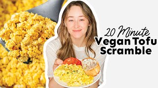 How To Make Tofu Scramble Vegan Scrambled Eggs [upl. by Bogie789]