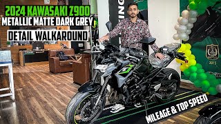 2024 Model Kawasaki Z900 BS62 Detail Walkaround Review 💥 Z900 Mileage amp Top Speed [upl. by Aubyn]