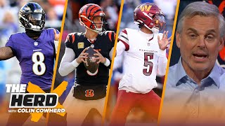 ‘Mustwin’ for Bengals against the Ravens Is Jayden Daniels the best rookie QB  NFL  THE HERD [upl. by Tuckie]