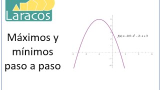 Máximos y mínimos paso a paso primera y segunda derivada [upl. by Vivien35]