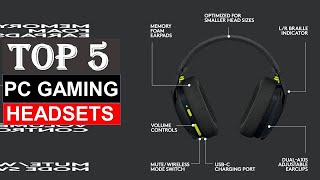 Best Gaming Headset For PC in 2025  Top 5 Best PC Gaming Headsets IN You Can Buy Reviews [upl. by Einre]